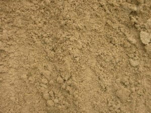 Close up of silica sand